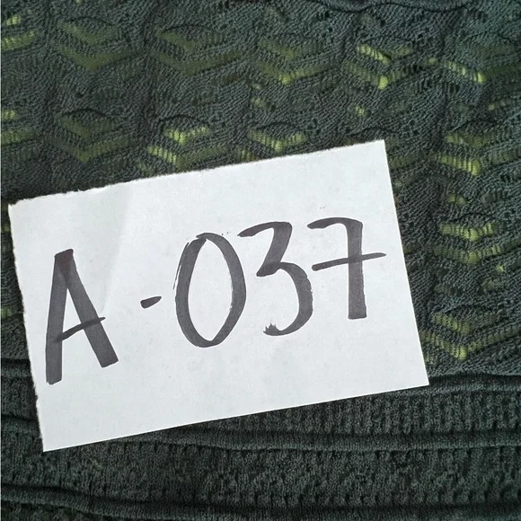 RACHEL Rachel Roy Crochet Knit Overlay Dress in Forest and Lime Green Size XS - Picture 7 of 7